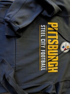 NIKE PITTSBURGH STEELERS HOODIE LG